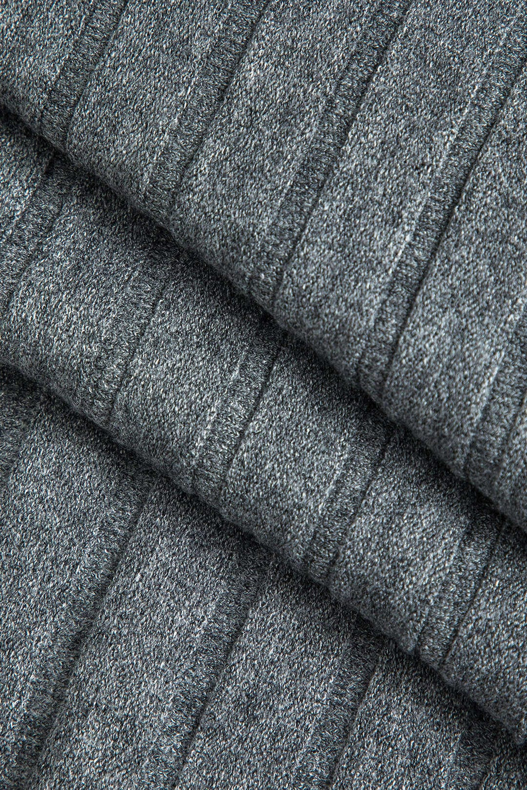 Strickrock Damen Midi – Plissee mit Gummibund, weit schwingend