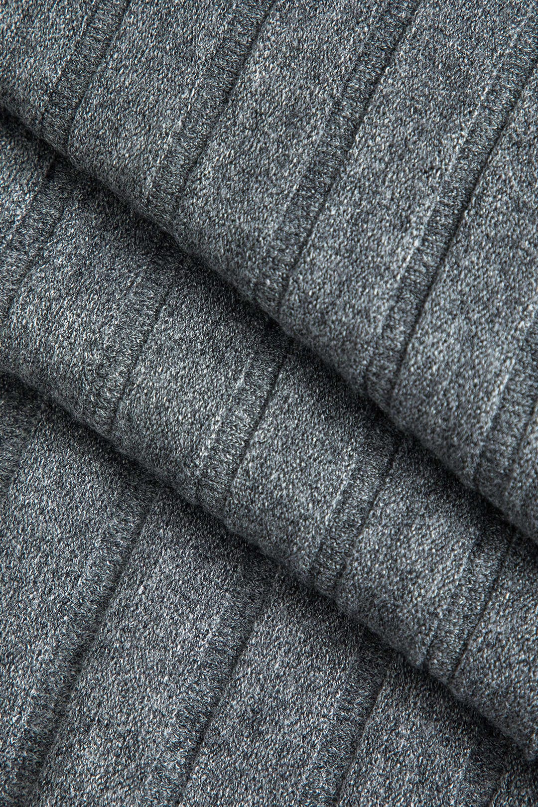 Strickrock Damen Midi – Plissee mit Gummibund, weit schwingend
