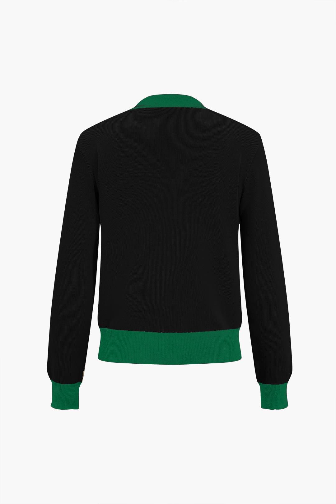 Strick-Set Damen: Cardigan mit Kontrastkanten und weiter Strickhose