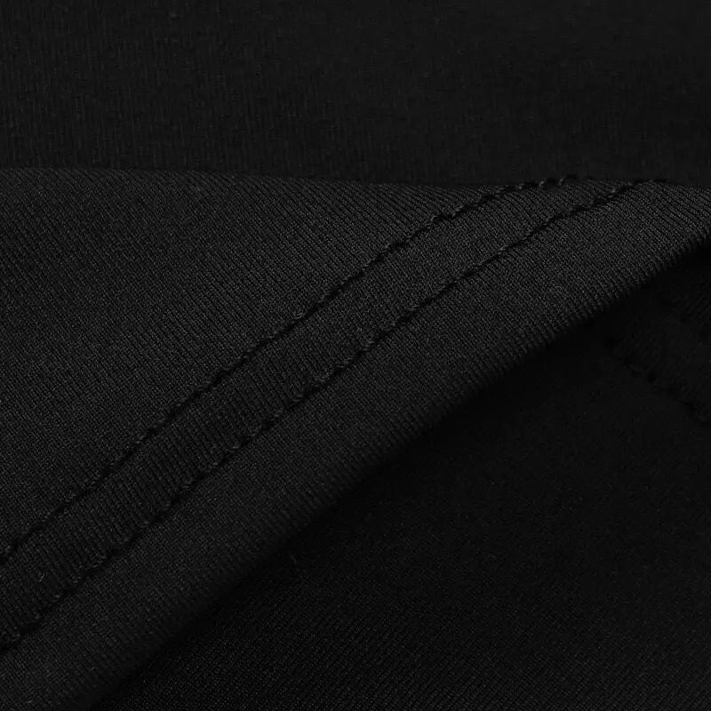 Schwarzes Maxikleid Damen langarm mit asymmetrischem Ausschnitt