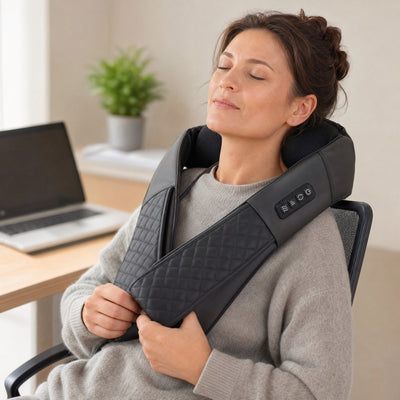 Komforna Nacken-Reset Hero - Homeoffice Schreibtisch