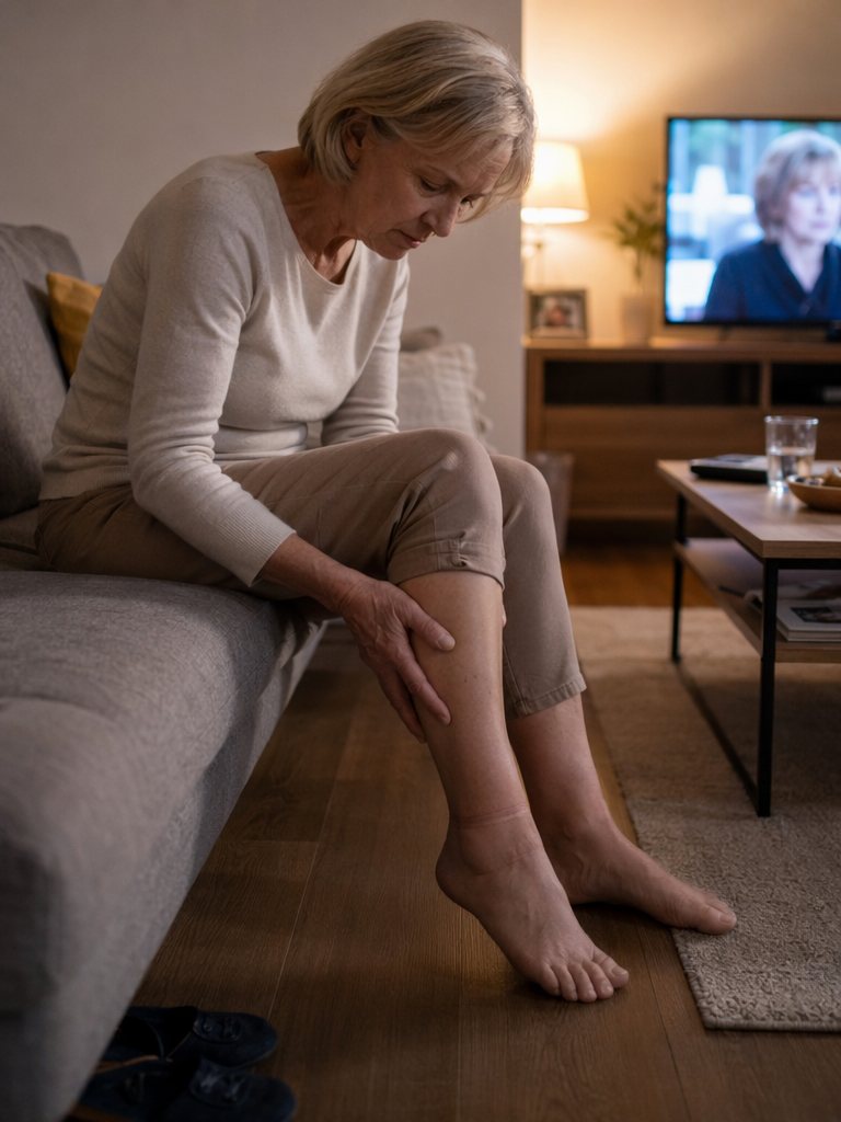 Schwere, müde Beine am Abend